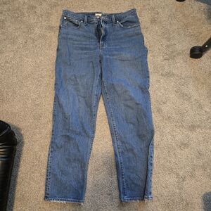 Madewell Classic Blue Denim The Vintage Straight Leg Size 31  Women's Jeans